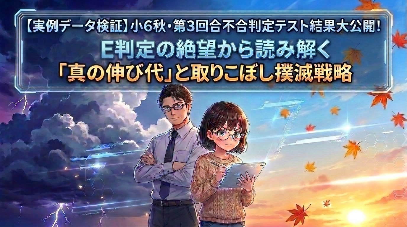 第3回合不合判定テスト結果大公開