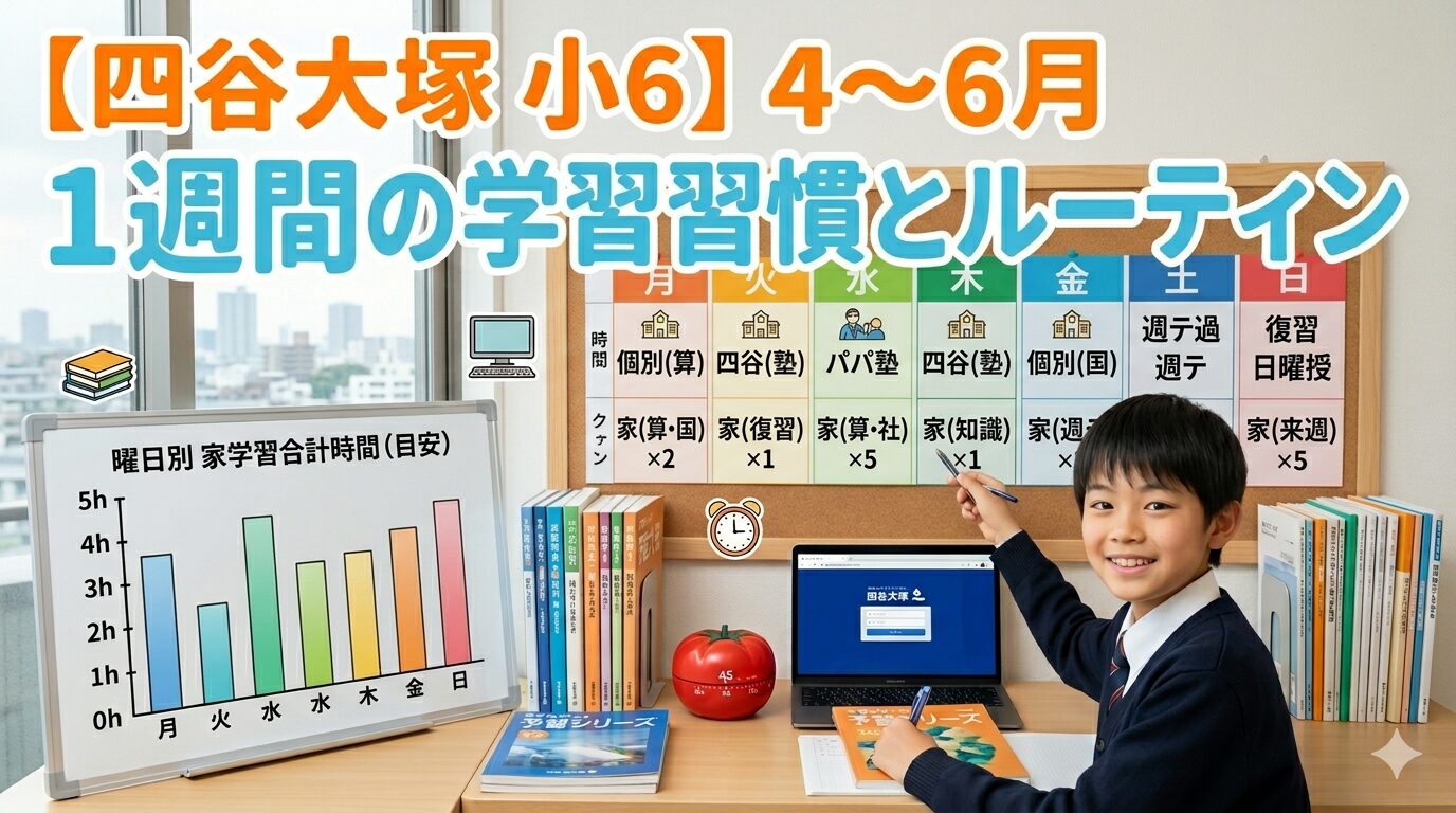 小6週間の学習ルーティン