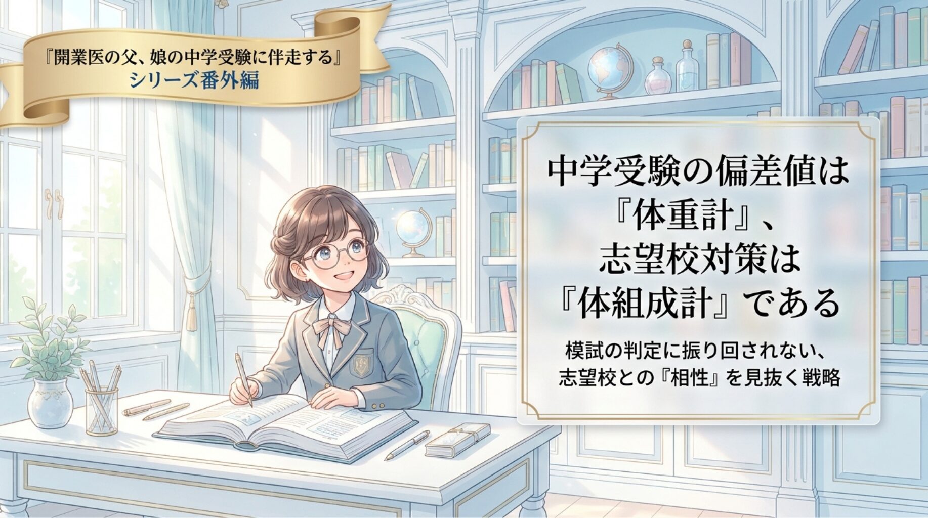 偏差値は体重計、志望校対策は体組成計