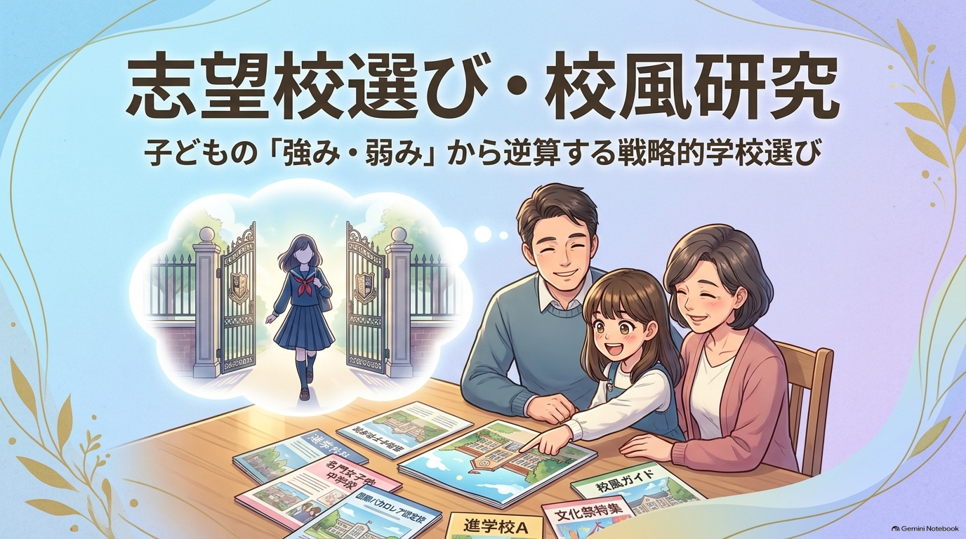 志望校選び・学校分析 メインサムネイル