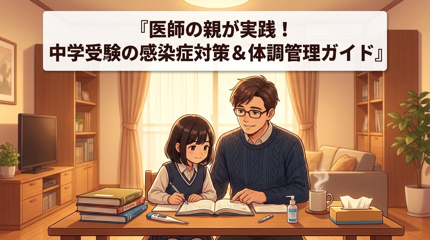 医師の親が実践！ 中学受験の感染症対策＆体調管理ガイド